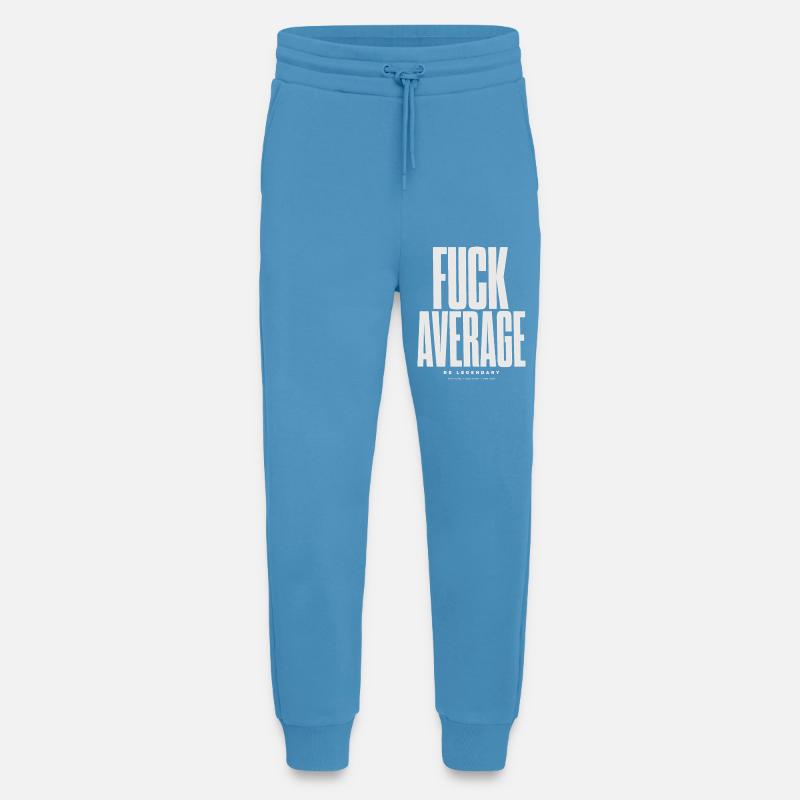 Be Bold Not Average - Jogging Pants - made by SPREAD  -  Sol Blue