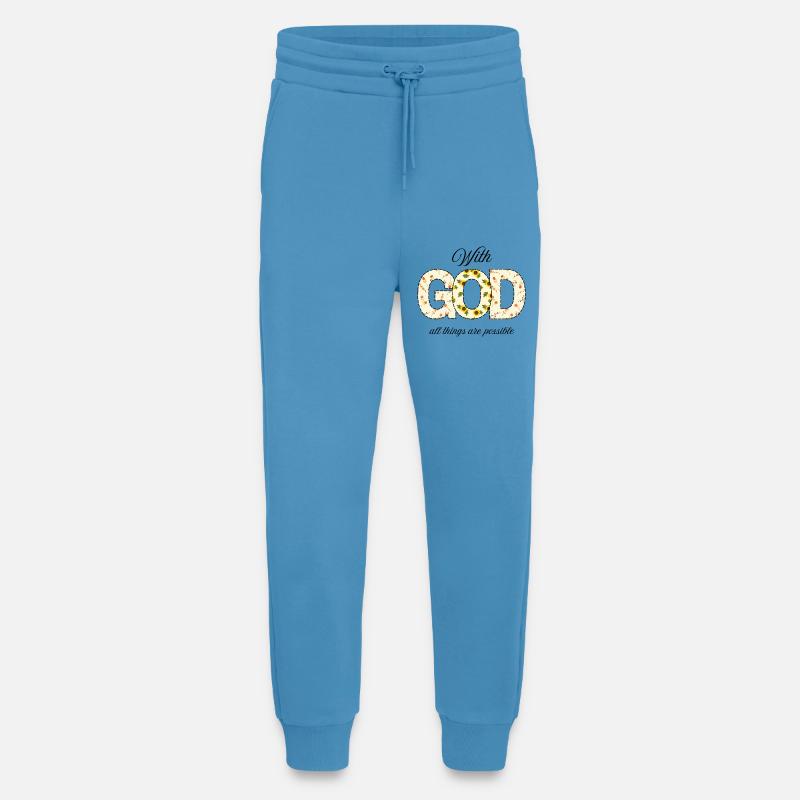 DIEU - Pantalon de jogging bio décontracté fabriqué en UE -  Sol Blue