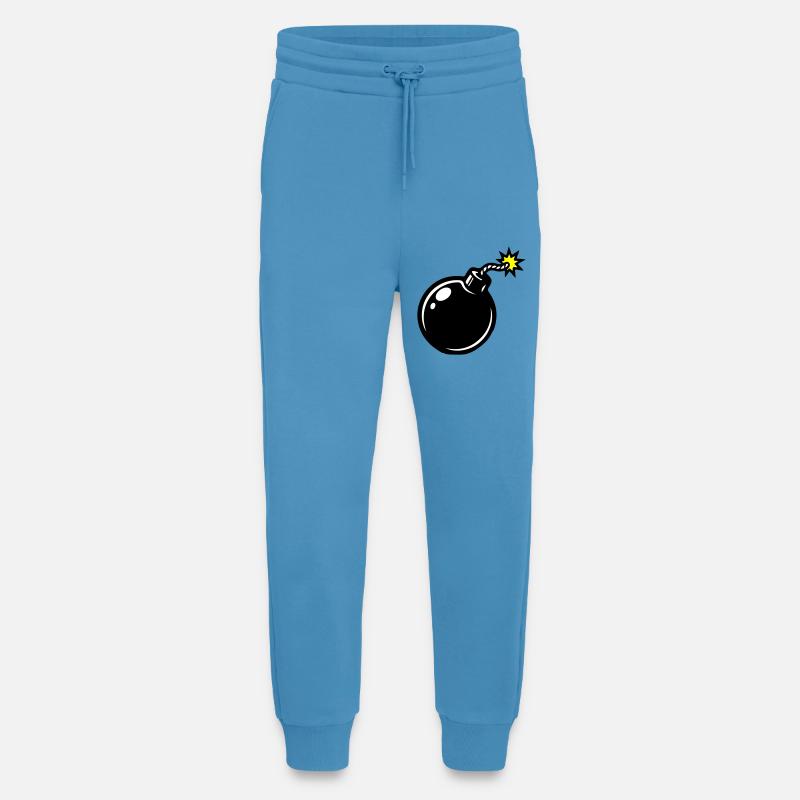 Bomb Comic - Jogging Pants - made by SPREAD - Sol Blue