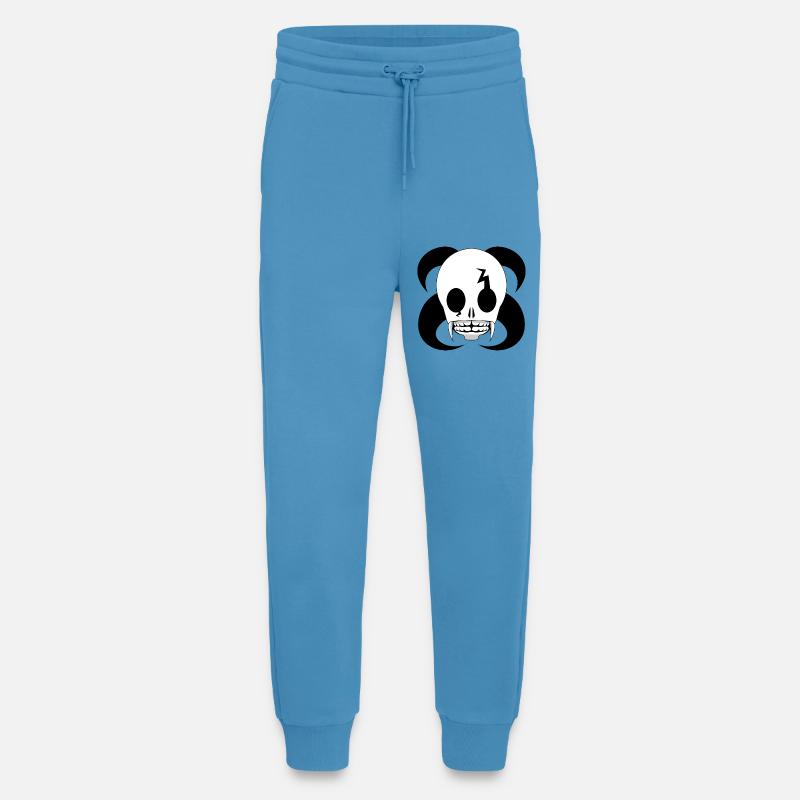Punk Blitzschädel - Jogginghose - made by SPREAD -  Sol Blue