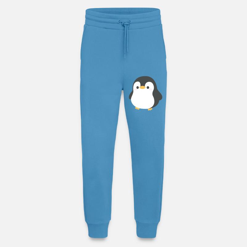 Chibi-Pinguin-Silhouette - Jogginghose - made by SPREAD - Sol Blue