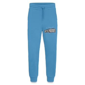 Socially Awkward But Still Friendly Lustig Spruch - Jogginghose - made by SPREAD -  Sol Blue - Vorne