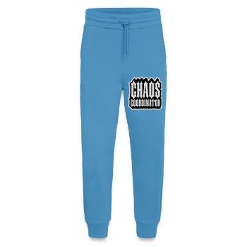 Chaos Coordinator Lustig Titel Eltern Lehrer Logo - Jogginghose - made by SPREAD -  Sol Blue - Vorne