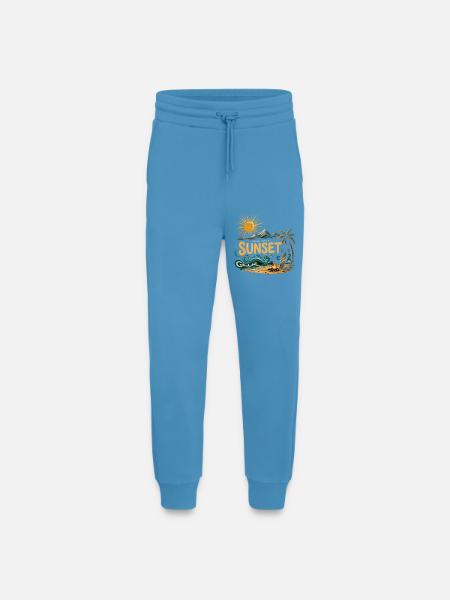 Sunset on the beach surf - Jogging Pants - made by SPREAD - Sol Blue