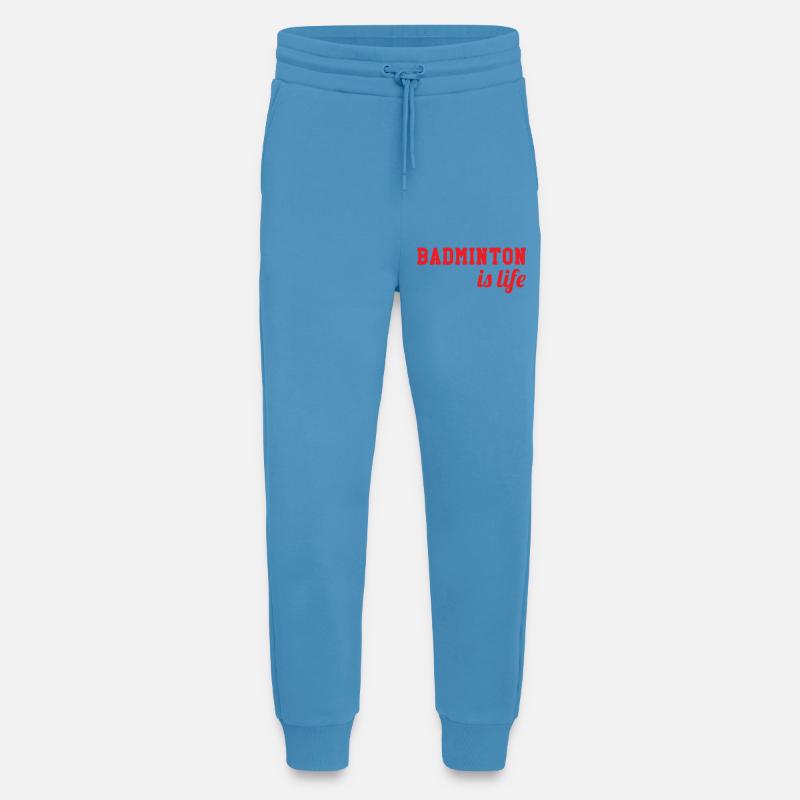 Badminton ist das Leben! - Jogginghose - made by SPREAD -  Sol Blue