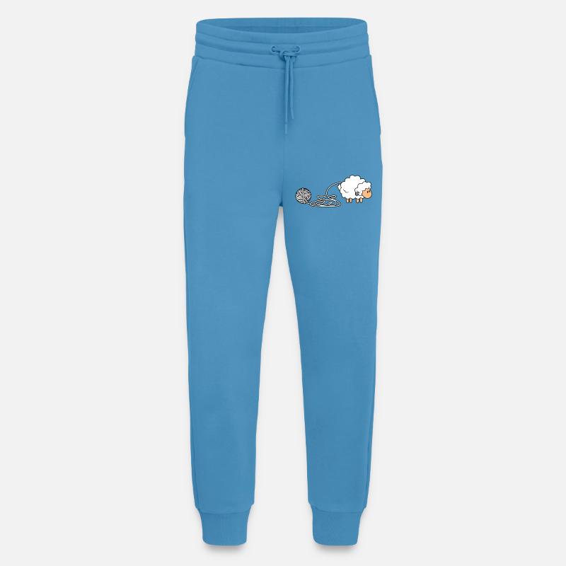 Cozy Sheep Yarn Thema - Jogginghose - made by SPREAD -  Sol Blue