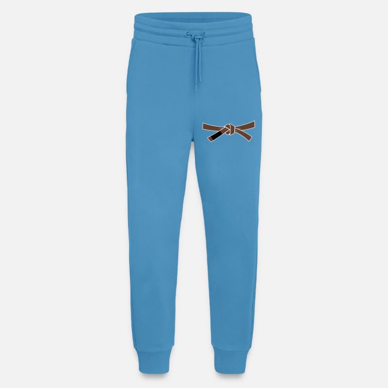 Brownbelt - Braungurt - Jogginghose - made by SPREAD -  Sol Blue