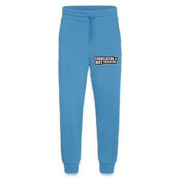 La corrélation n’est pas la causalité : la science des nerds - Pantalon de jogging bio décontracté fabriqué en UE -  Sol Blue - Devant
