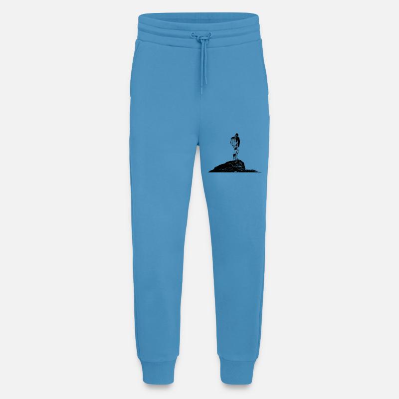 Wanderer auf einem Berg - Jogginghose - made by SPREAD - Sol Blue