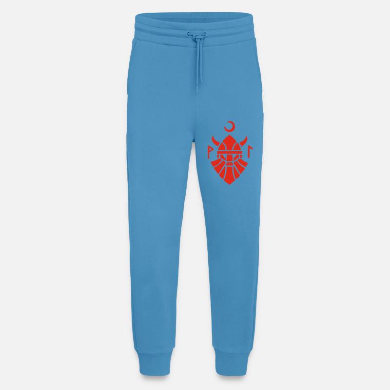 Rotes Wikinger-Krieger-Symbol - Jogginghose - made by SPREAD -  Sol Blue