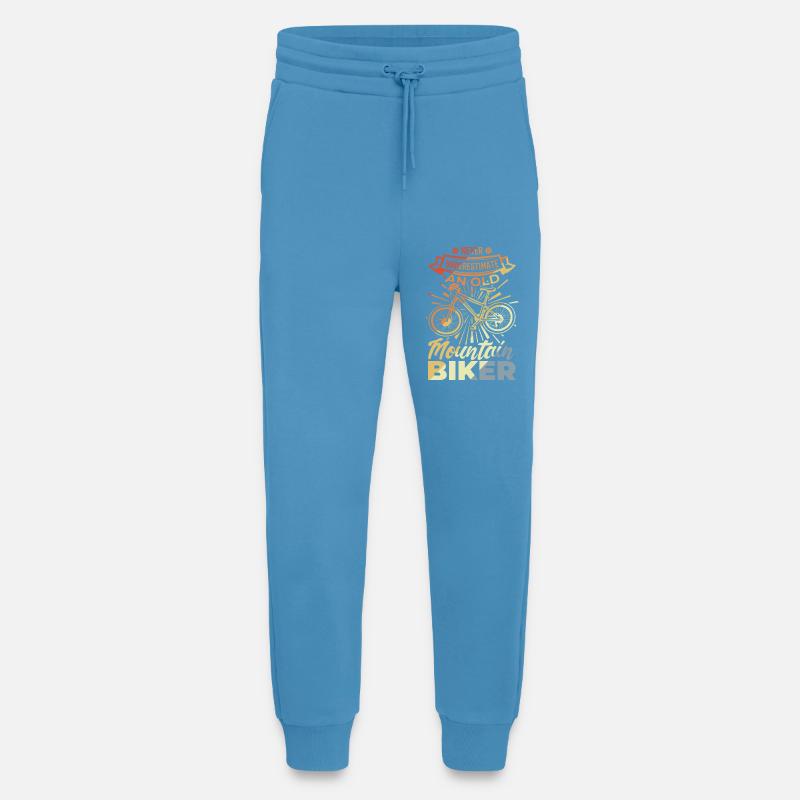 Never Underestimate A Old Mountain Biker - Jogginghose - made by SPREAD - Sol Blue