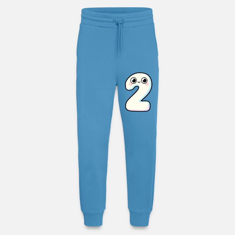 Nummer 2 Kawaii Pastel lächelt - Jogginghose - made by SPREAD -  Sol Blue