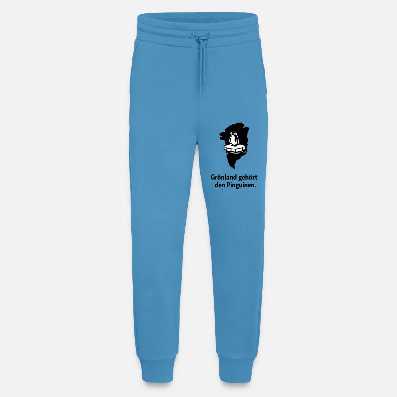 Pinguin auf Grönland-Eis - Jogginghose - made by SPREAD -  Sol Blue