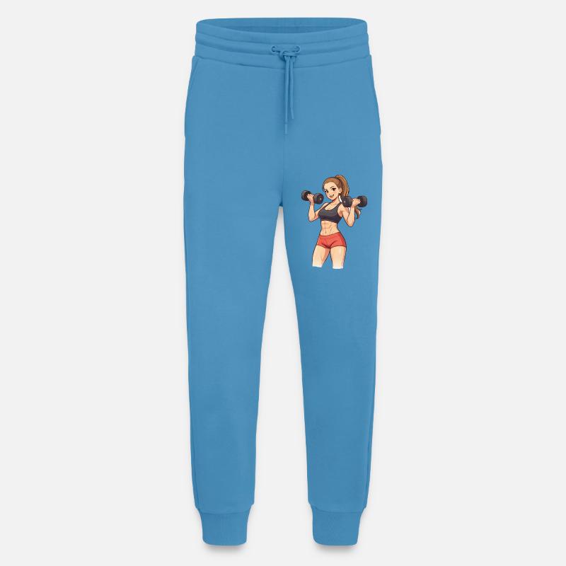 Krafttraining Powerfrau - Jogginghose - made by SPREAD -  Sol Blue