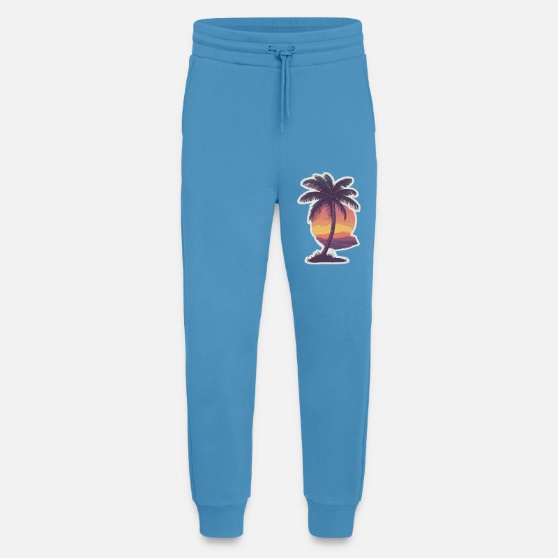 Palme - Jogginghose - made by SPREAD -  Sol Blue