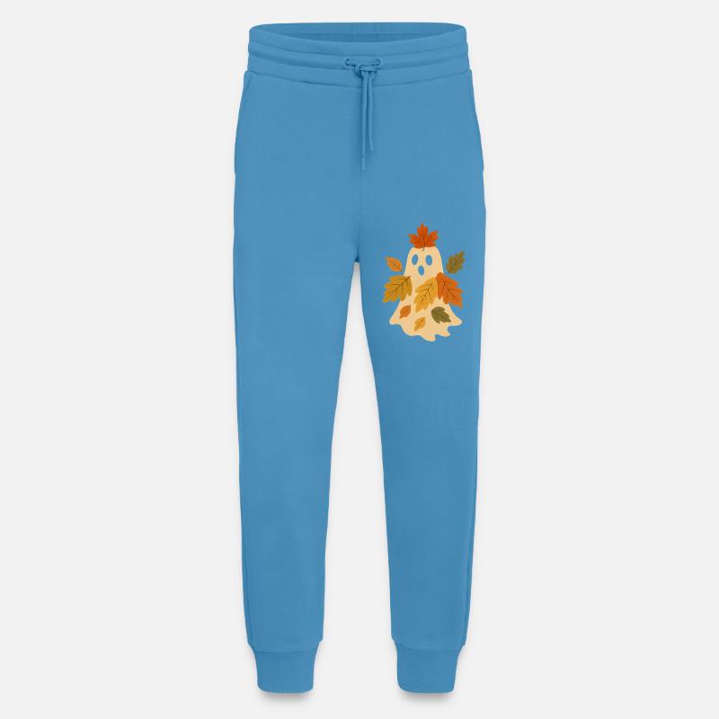 Herbstgeist mit Blättern - Jogginghose - made by SPREAD -  Sol Blue