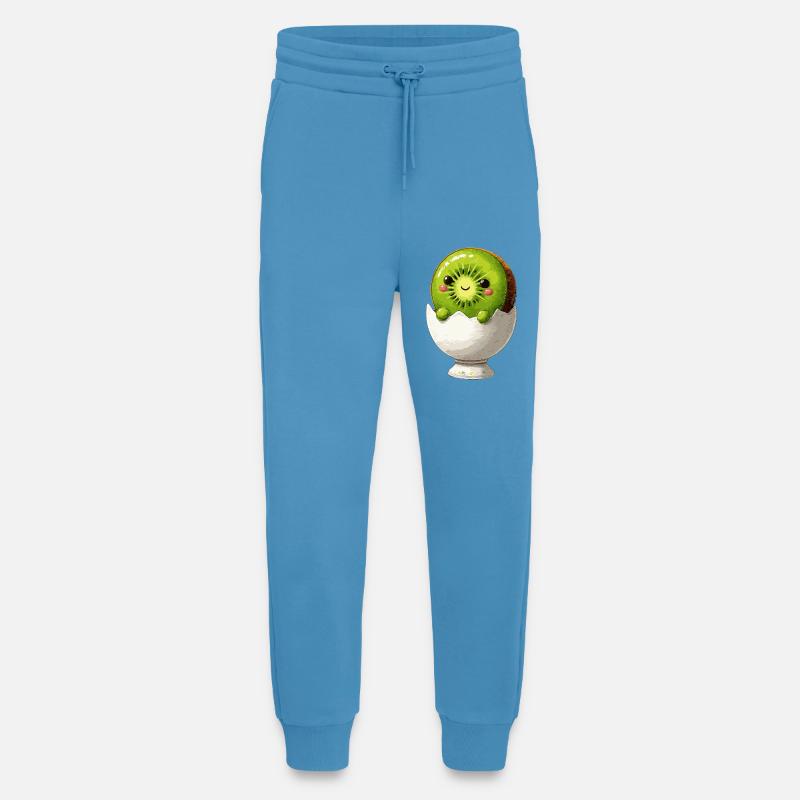 Kiwifrucht im Eierschale-Lächeln - Jogginghose - made by SPREAD -  Sol Blue