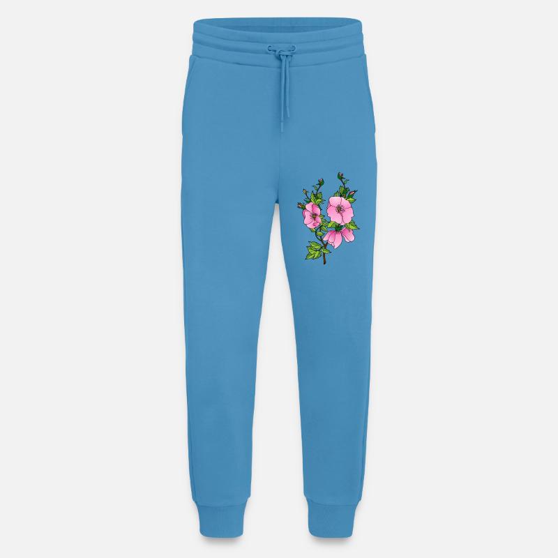 Blumen - Jogginghose - made by SPREAD -  Sol Blue