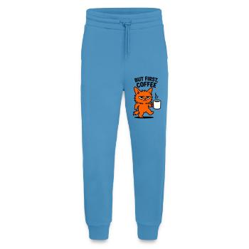 But first coffee cat - Jogginghose - made by SPREAD -  Sol Blue - Vorne