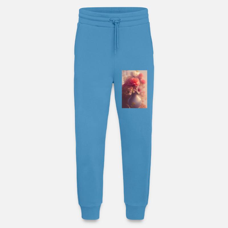 Blumen Kunst - Jogginghose - made by SPREAD -  Sol Blue