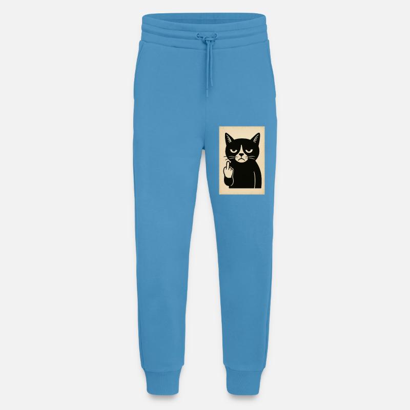 Grumpy Kitten - Jogging Pants - made by SPREAD  -  Sol Blue