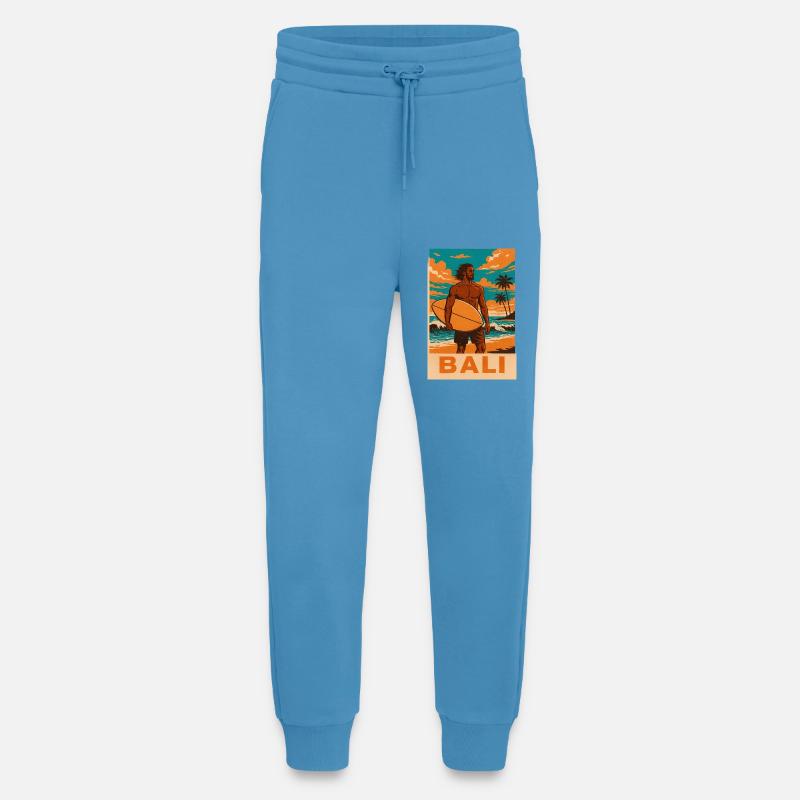 Surfers on Bali Beach Sunset - Jogging Pants - made by SPREAD  -  Sol Blue