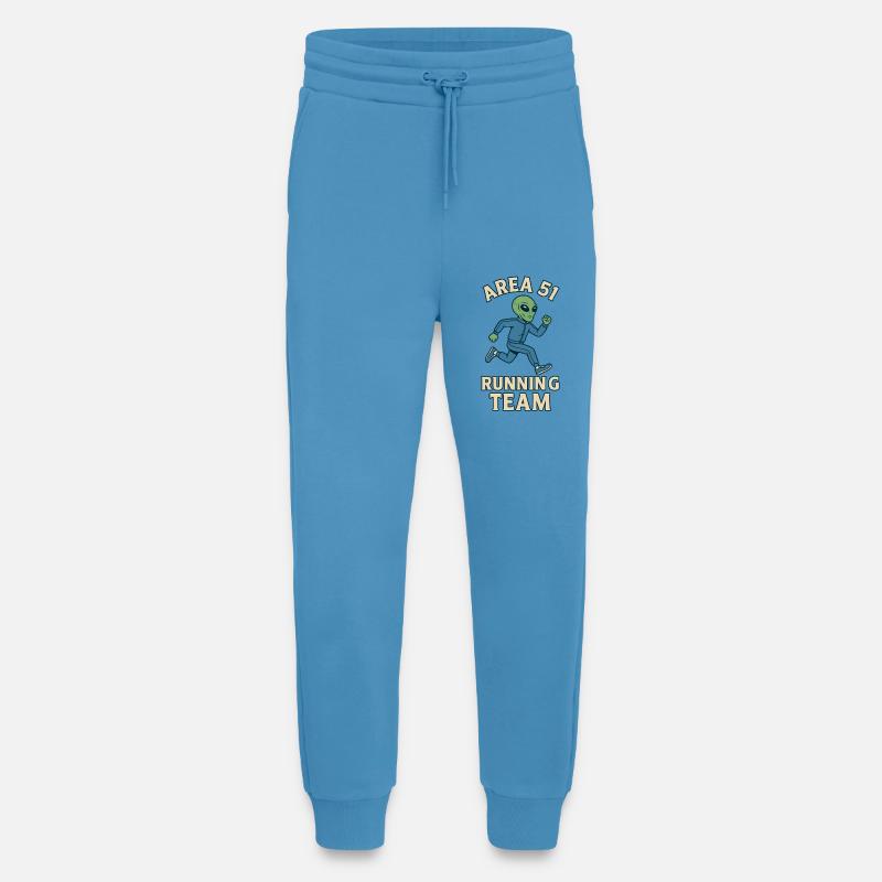 Alien Laufteam Area 51 Design - Jogginghose - made by SPREAD -  Sol Blue