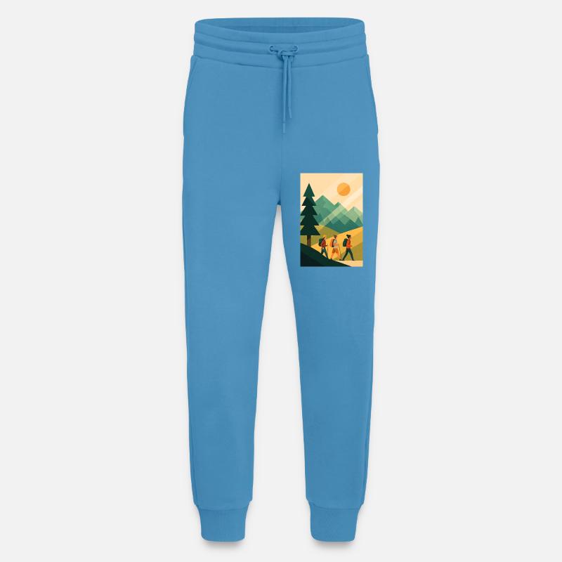 Minimalistisches Bergabenteuer - Jogginghose - made by SPREAD -  Sol Blue