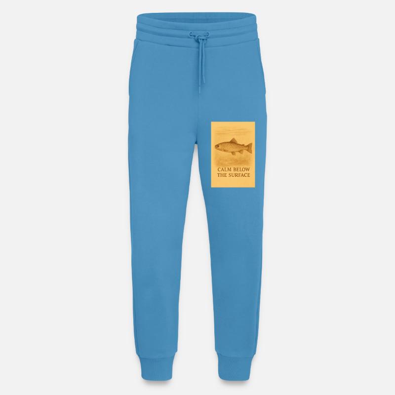 Ruhe unter der Oberfläche – Forellenabdruck - Jogginghose - made by SPREAD -  Sol Blue