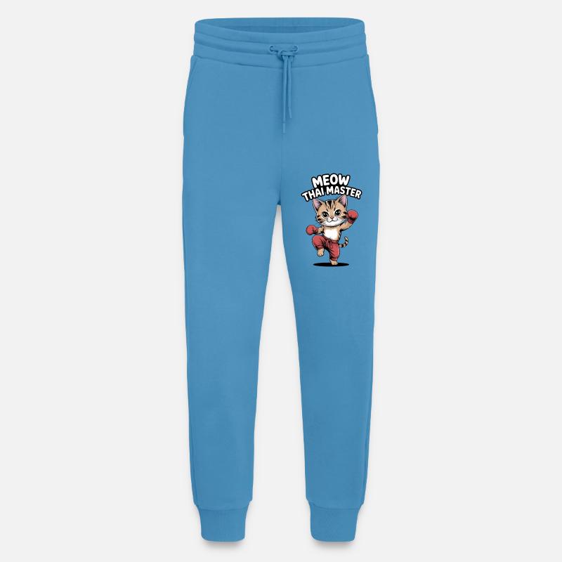 Kitten Karate Master Design - Jogging Pants - made by SPREAD  -  Sol Blue