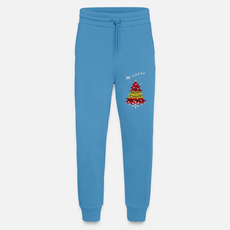 Christmas tree with Spain flag - Jogging Pants - made by SPREAD  -  Sol Blue