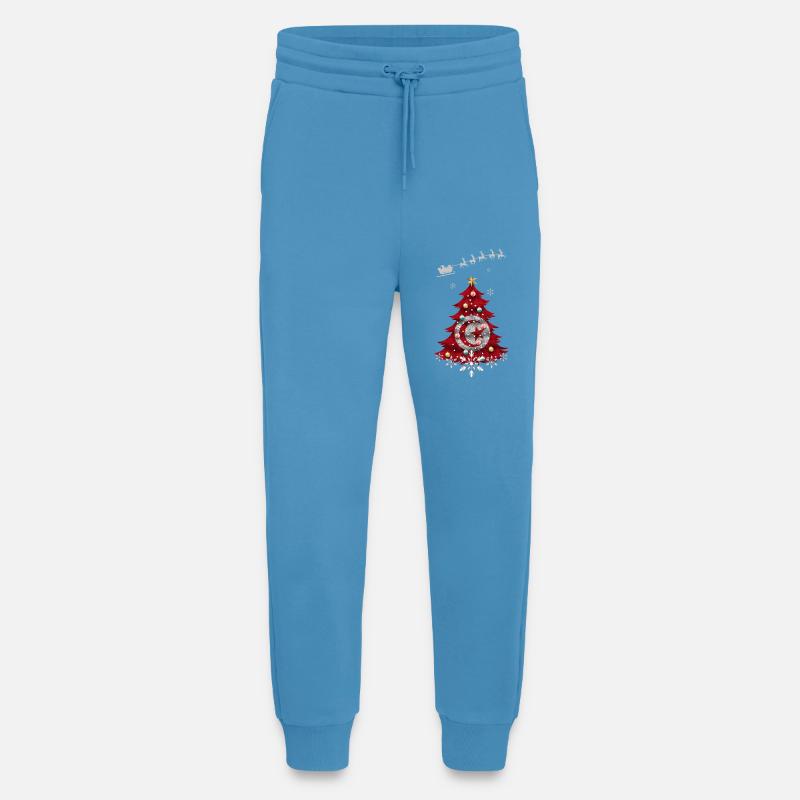 Christmas tree with Tunisia flag - Jogging Pants - made by SPREAD  -  Sol Blue