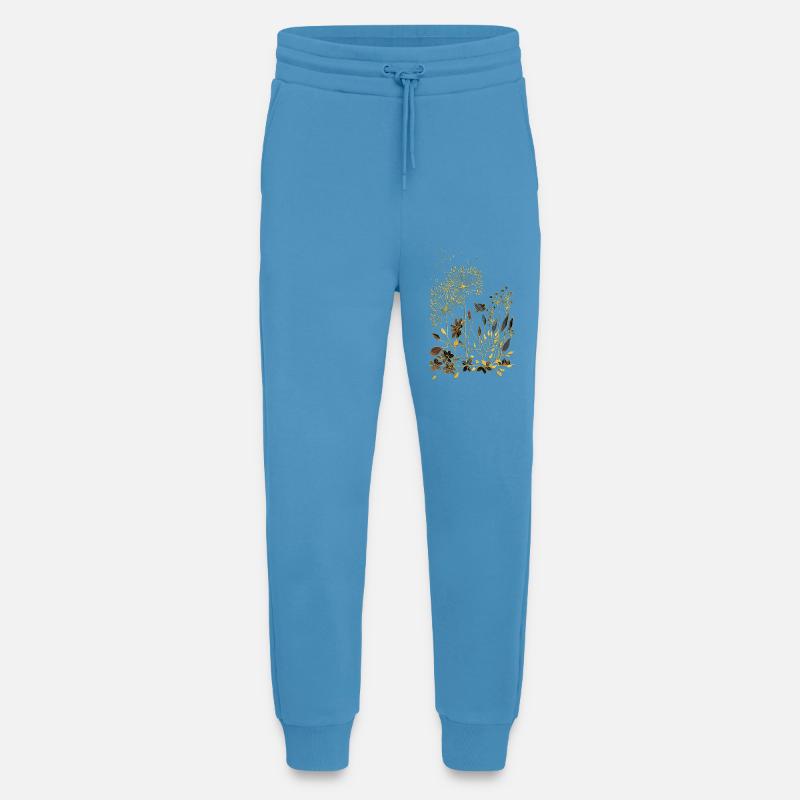 Blumen - Jogginghose - made by SPREAD -  Sol Blue