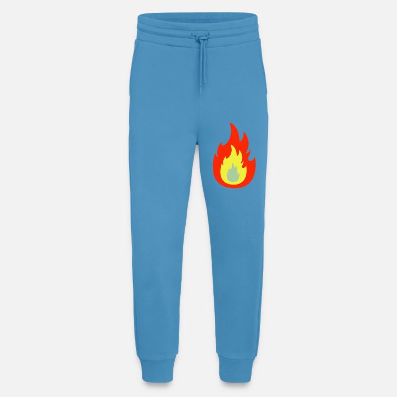 Fire flame - Jogging Pants - made by SPREAD - Sol Blue