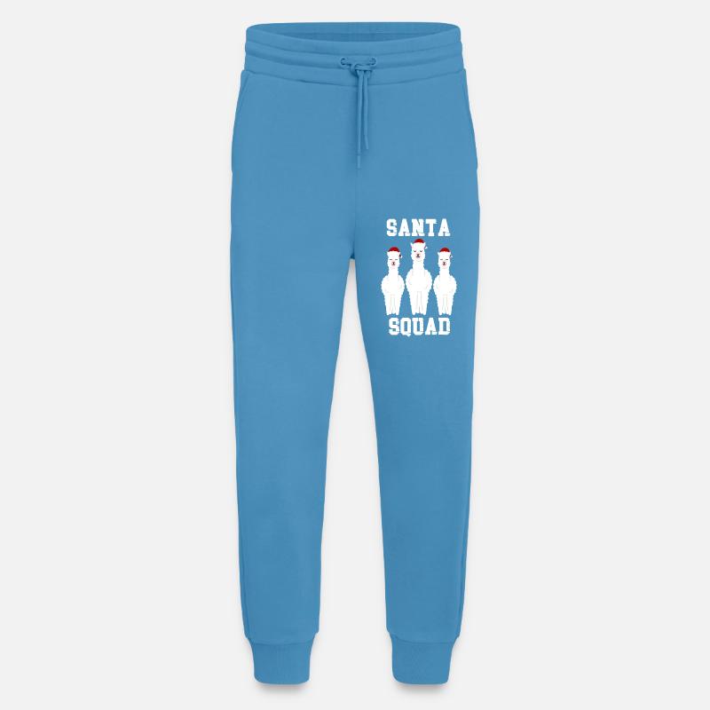 Santa squad llama - Jogginghose - made by SPREAD -  Sol Blue