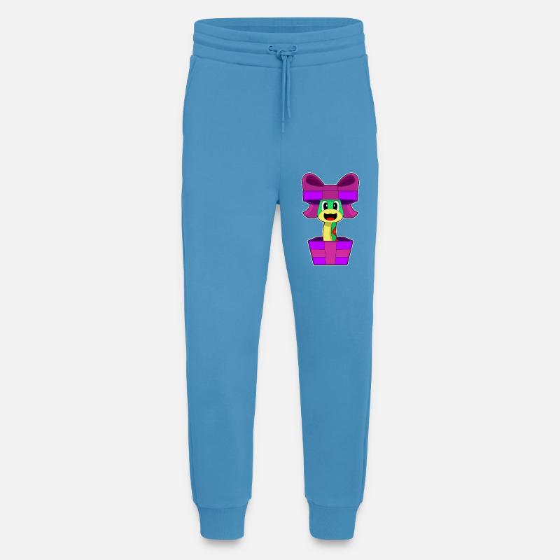 Snake Christmas Package - Jogging Pants - made by SPREAD - Sol Blue