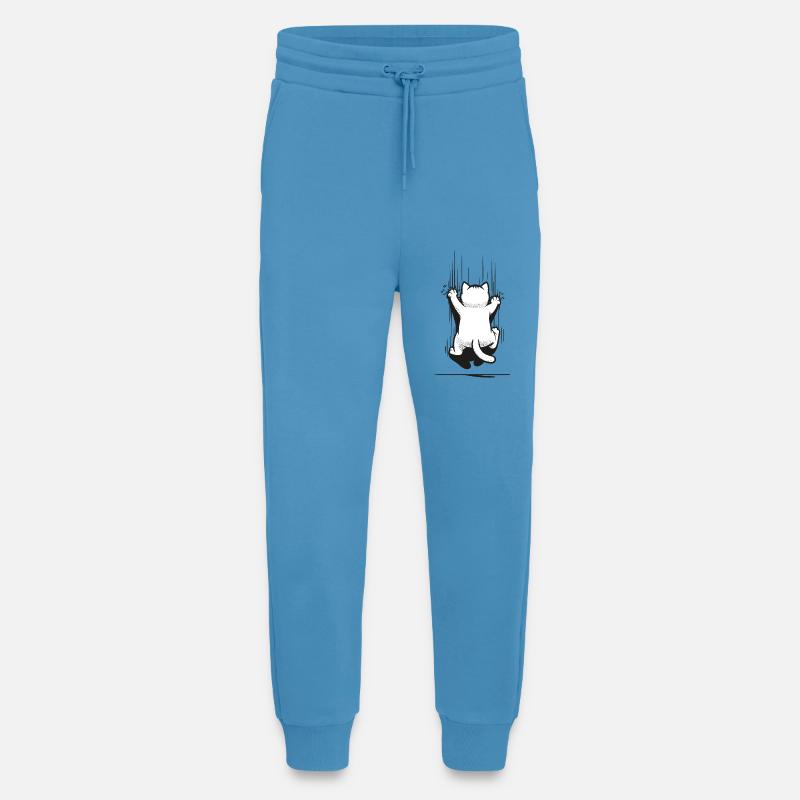 Cat Scratch Catlove Funny Animals - Jogging Pants - made by SPREAD  -  Sol Blue