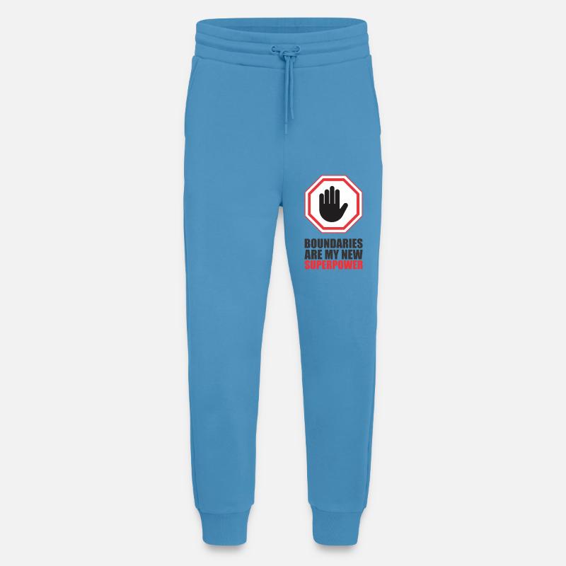 Ermächtigende Hand mit Grenzerinnerung - Jogginghose - made by SPREAD -  Sol Blue