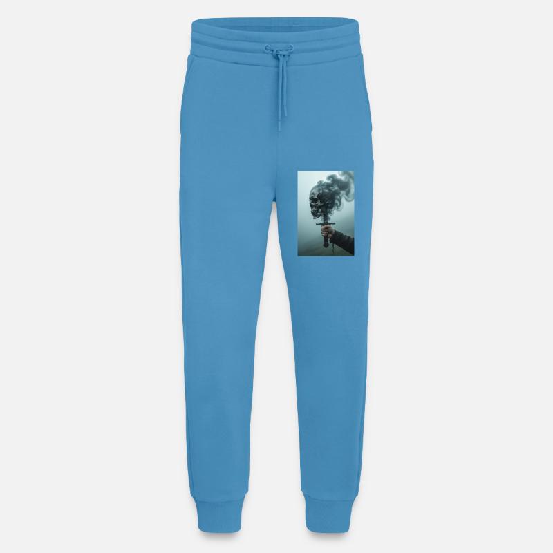Schattenschädel mit Rauchschwert - Jogginghose - made by SPREAD -  Sol Blue