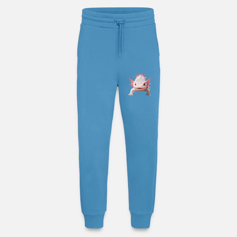 Happy Axolotl - Jogging Pants - made by SPREAD  -  Sol Blue