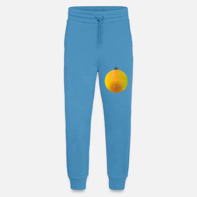 gelbliche Weihnachtskugel mit Sternen - Jogginghose - made by SPREAD -  Sol Blue
