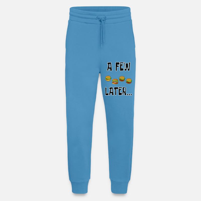a few hamburgers later - Jogging Pants - made by SPREAD  -  Sol Blue