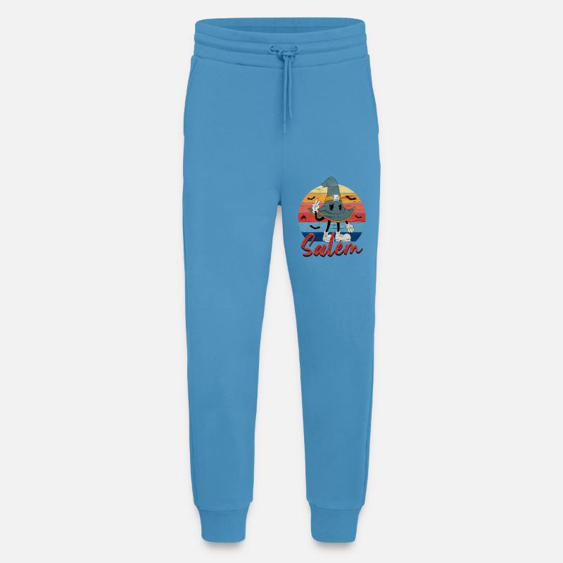 Whimsical Witch Hat with Salem Text - Jogging Pants - made by SPREAD  -  Sol Blue