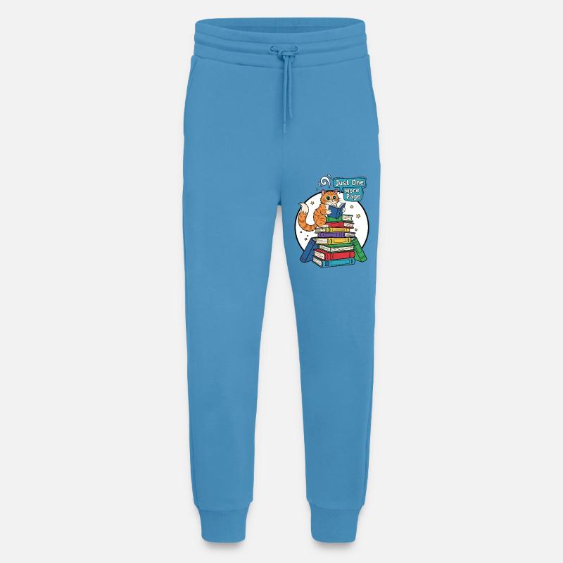 Katzenleser: Nur eine Seite mehr - Jogginghose - made by SPREAD -  Sol Blue