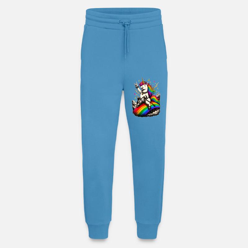 Rockendes Einhorn - Jogginghose - made by SPREAD - Sol Blue