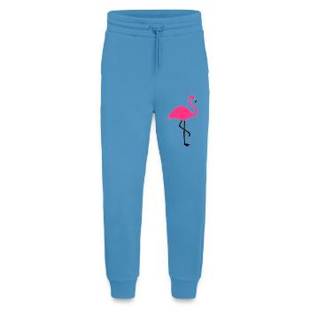 Flamingo Sommer Sonne Strand - Jogginghose - made by SPREAD -  Sol Blue - Vorne