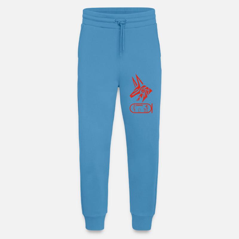 God Anubis (red) - Jogging Pants - made by SPREAD  -  Sol Blue
