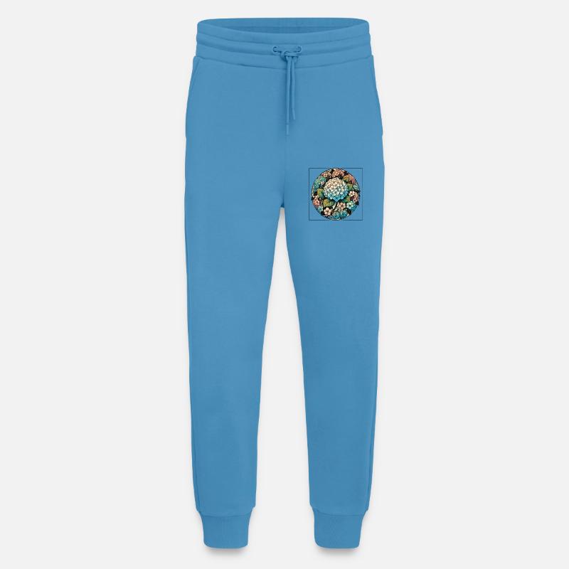 Hydrangeas - Jogging Pants - made by SPREAD  -  Sol Blue