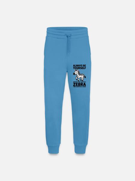 Zebra Saying Funny Zebra Gift - Jogging Pants - made by SPREAD - Sol Blue