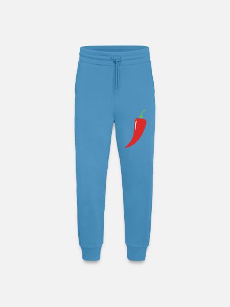 Red Chili Pepper Vegetables - Jogging Pants - made by SPREAD - Sol Blue